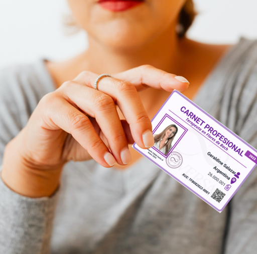 Carnet Profesional y Certificado UNIVERSA Centro Holístico Internacional Internacional