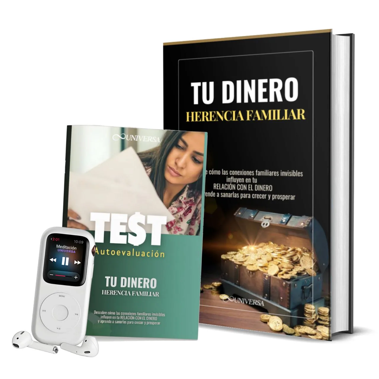 ebook – Test y audio TU DINERO HERENCIA FAMILIAR Constelaciones Familiares cuánticas – UNIVERSA